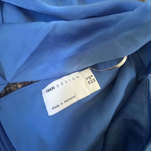 ASOS Blue Backless Dress - Picture 7 of 8